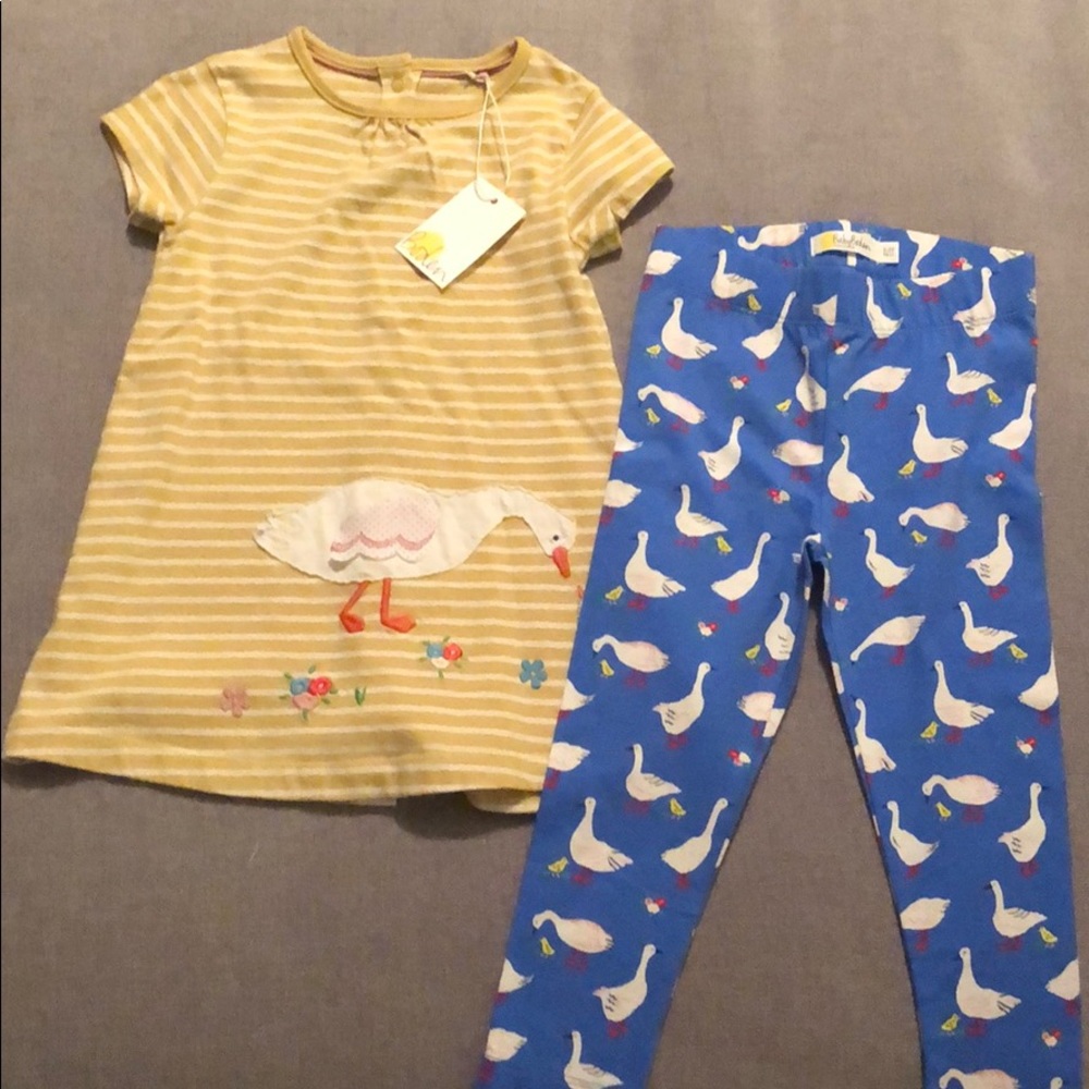 Baby Boden Shirt and Legging Set
